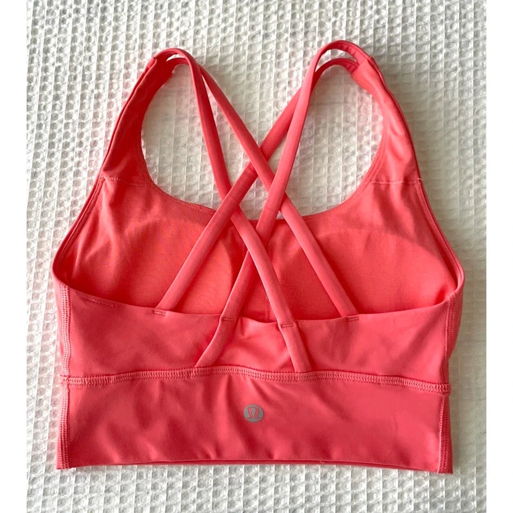 Lululemon LongLine Energy Bra Size 2 W2AV0S - Picture 1 of 4